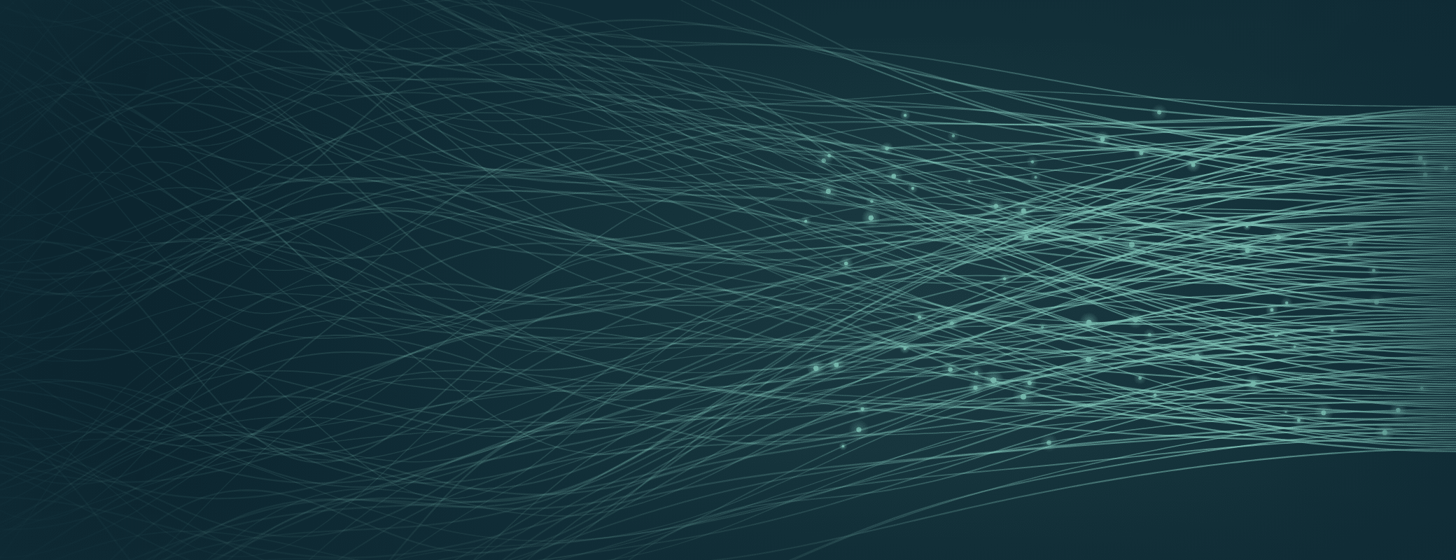 Abstract network of connections representing agentic AI